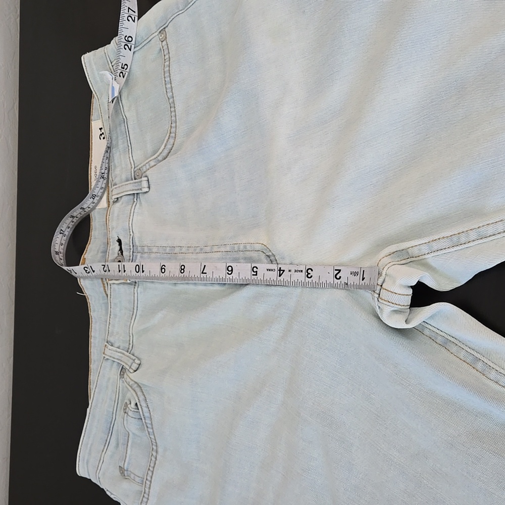 Rag & Bone Nina High Rise Ankle Crop Jeans A Hint of Stretch Light Wash Size 31 - Picture 6 of 7